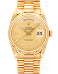 Rolex Yellow Gold Day-Date 18238 with Baguette Dial