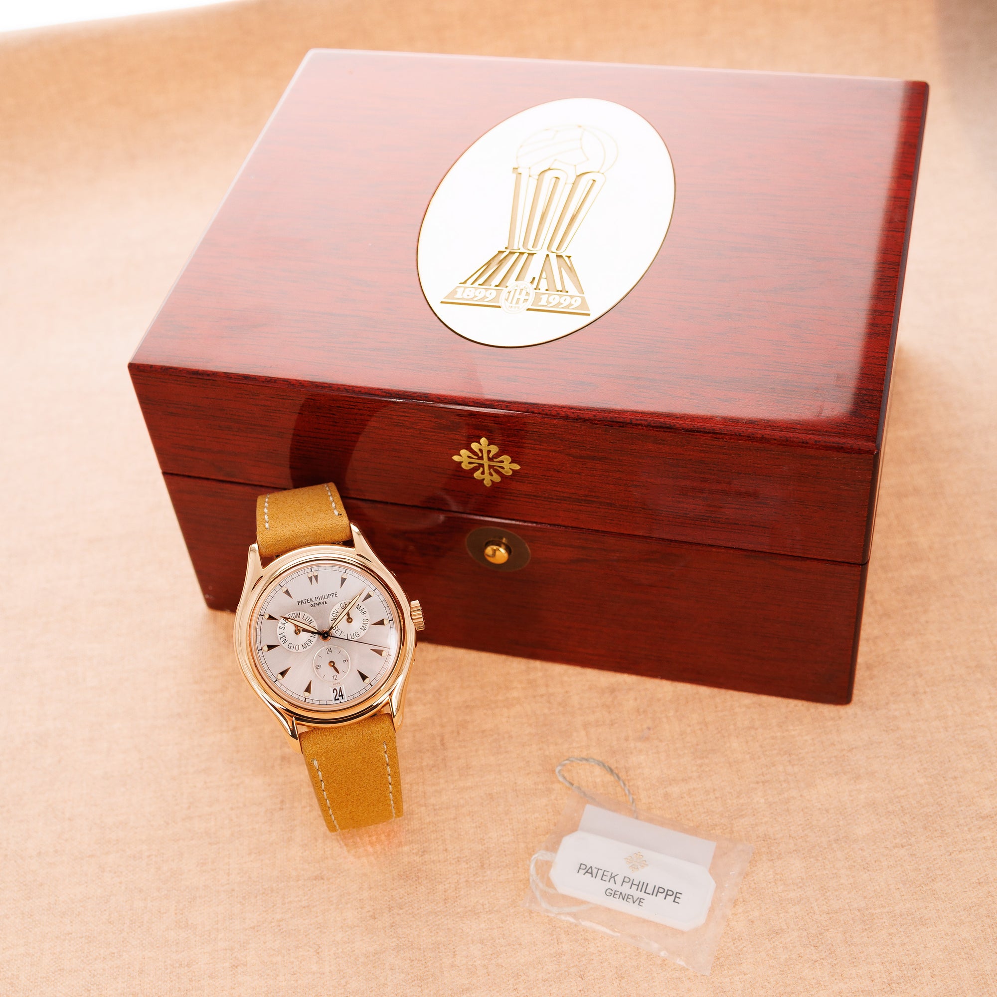 Patek Philippe Rose Gold Annual Calendar Ref. 5035, One of 100 Made for AC Milan