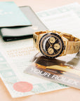 Rolex Yellow Gold Cosmograph Daytona Watch Ref. 6263 with Box and Papers