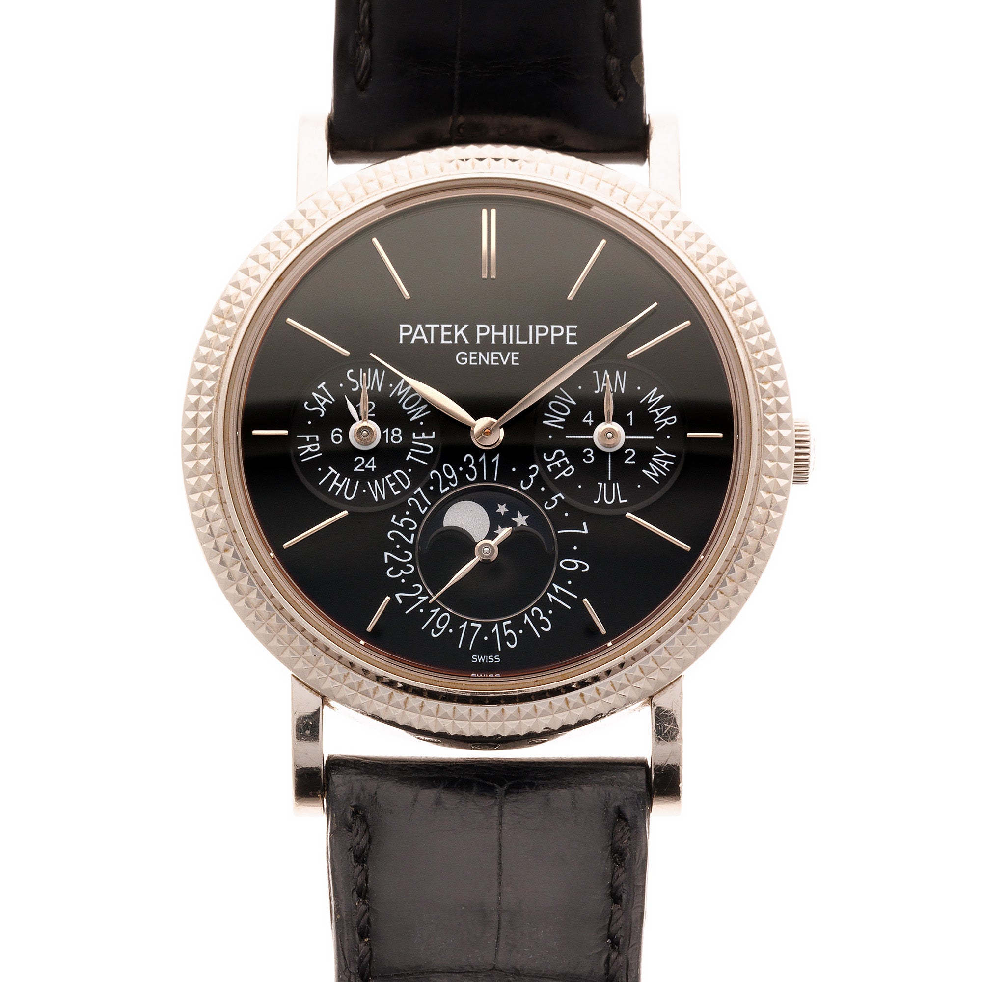 Patek Philippe - Patek Philippe White Gold Perpetual Calendar Watch Ref. 5139 - The Keystone Watches