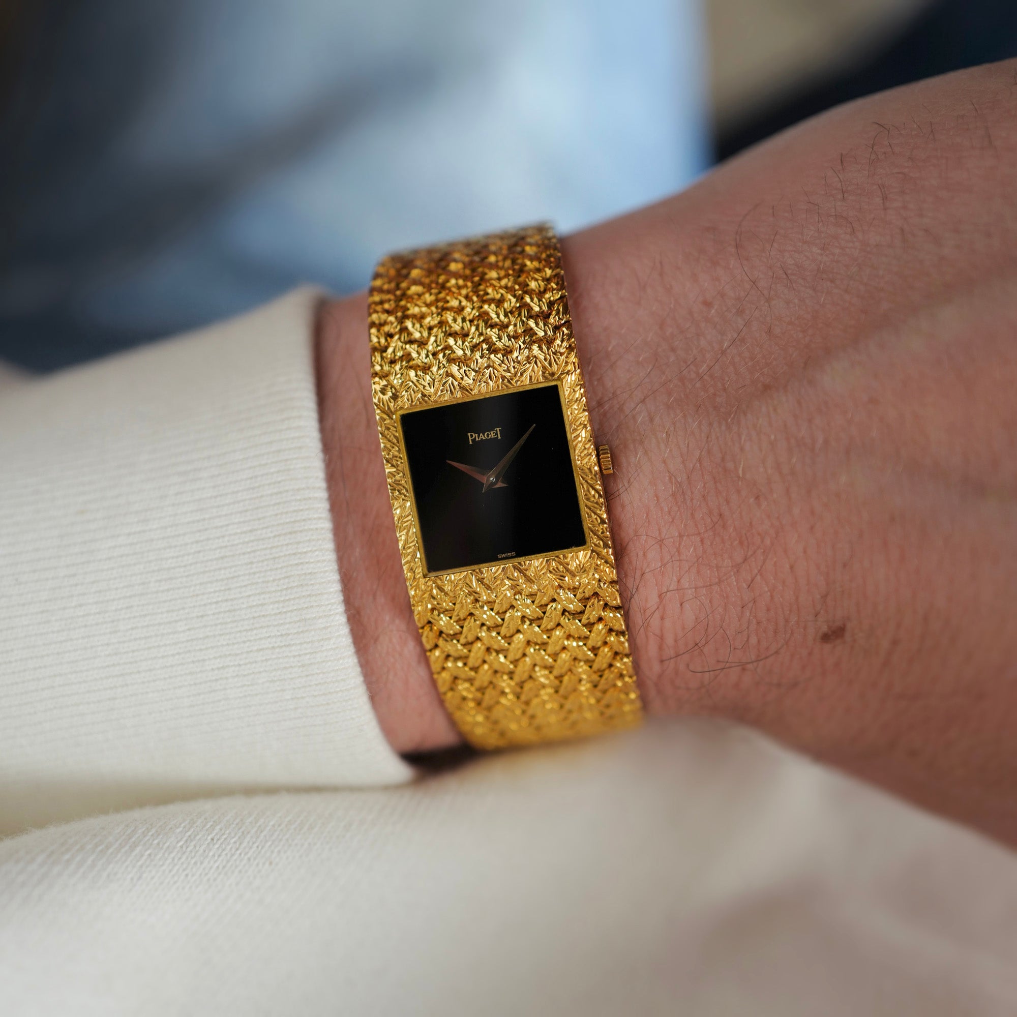 Piaget - Piaget Yellow Gold Tradition with Onyx Dial Ref. 9352 - The Keystone Watches