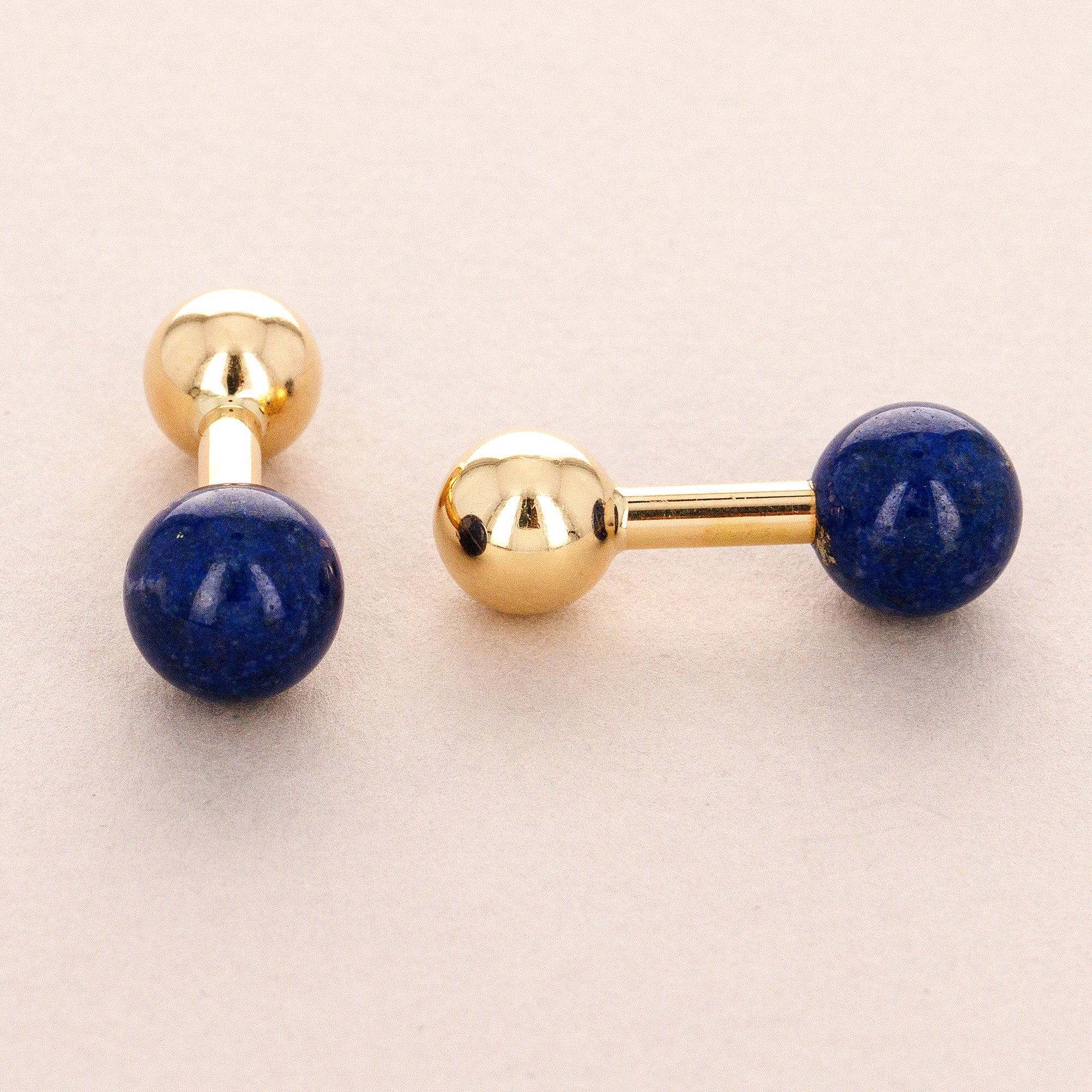 Tiffany & Co. - Tiffany & Co Yellow Gold and Lapis Cufflinks (Objet) - The Keystone Watches