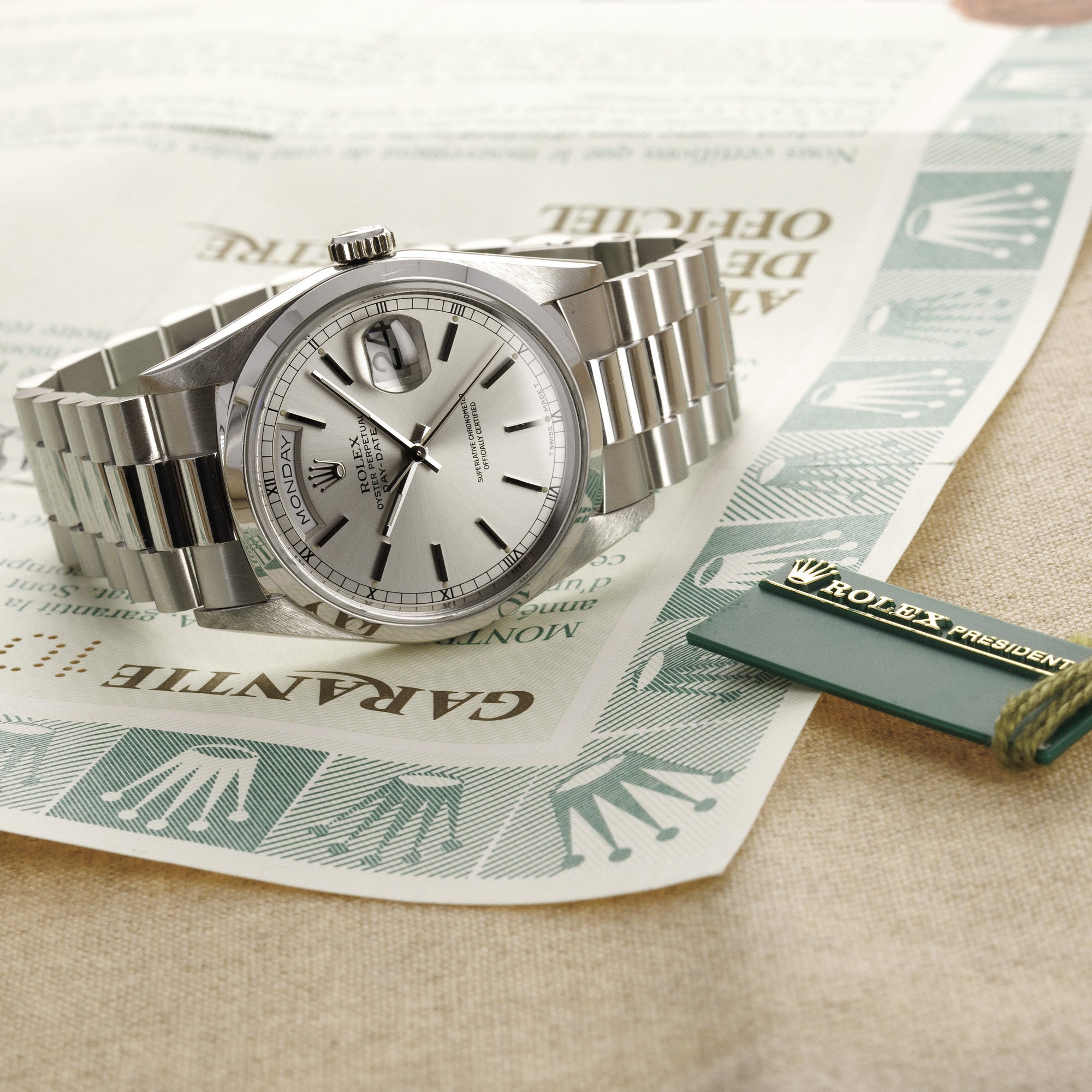 Rolex Platinum Day Date Ref. 18206