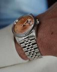 Rolex Steel Datejust Ref. 16220 with Salmon Dial