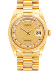 Rolex - Rolex Yellow Gold Day Date Ref. 18038 with Ruby Missoni Dial - The Keystone Watches