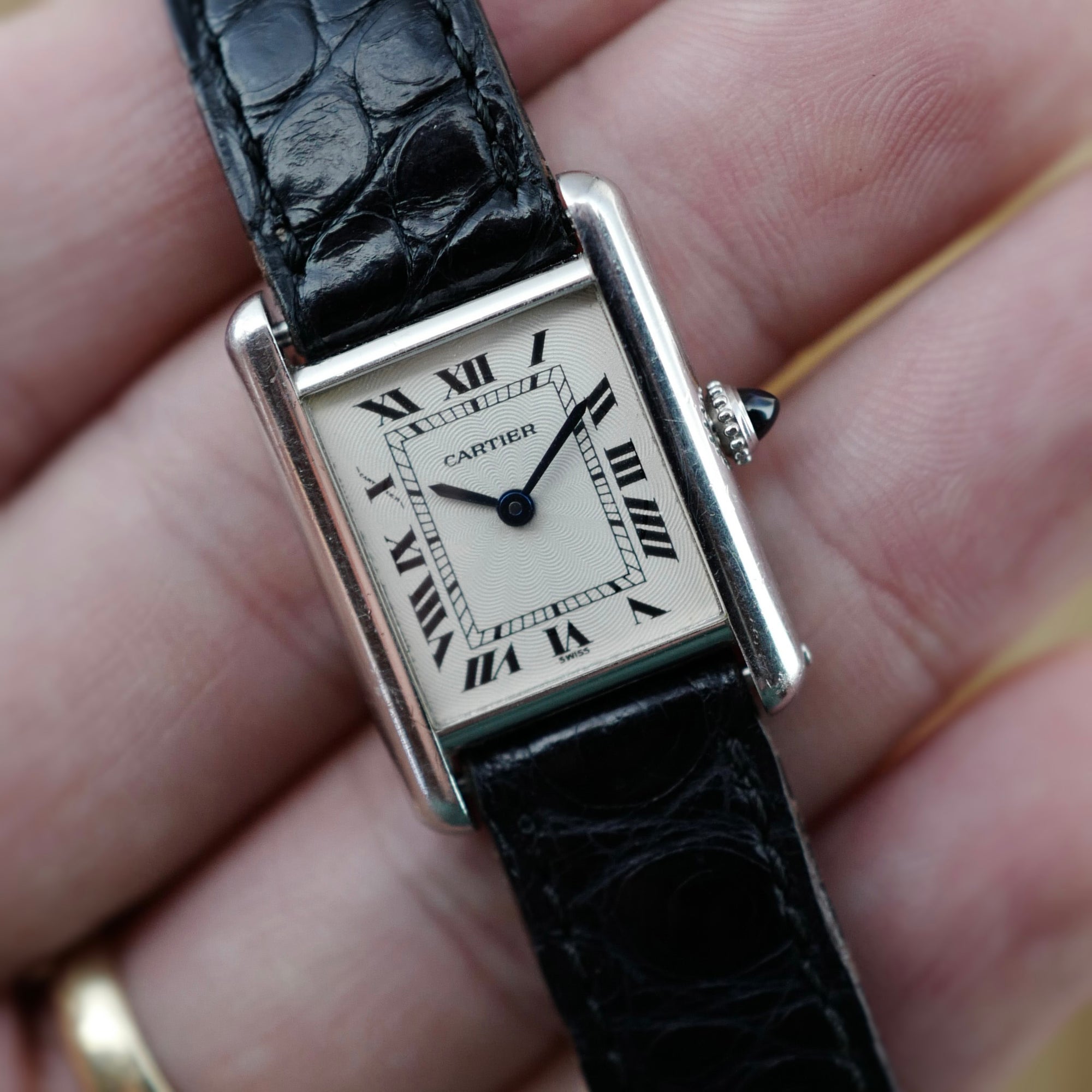 Cartier Platinum Tank Watch Ref. 16111