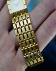 Piaget Yellow Gold Dancer Watch Ref. 9131 with Pave with Ruby Markers