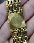 Piaget Yellow Gold Dancer Watch Ref. 9131 with Pave with Ruby Markers