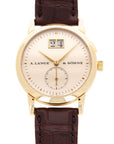 A. Lange & Sohne Yellow Gold Saxonia 1st Series Solid Back Watch Ref. 102.001