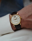 A. Lange & Sohne Yellow Gold Saxonia 1st Series Solid Back Watch Ref. 102.001