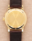 A. Lange & Sohne Yellow Gold Saxonia 1st Series Solid Back Watch Ref. 102.001