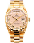 Rolex Yellow Gold Day-Date Ref. 18238 with Cream Pyramid Dial