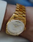 Rolex Yellow Gold Day-Date Ref. 18238 with Cream Pyramid Dial