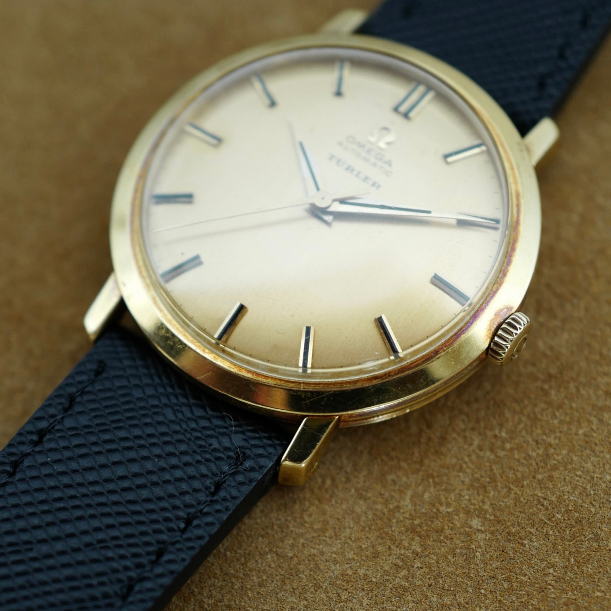 Omega - Omega Yellow Gold Automatic Watch Retailed by Turler (New Arrival) - The Keystone Watches