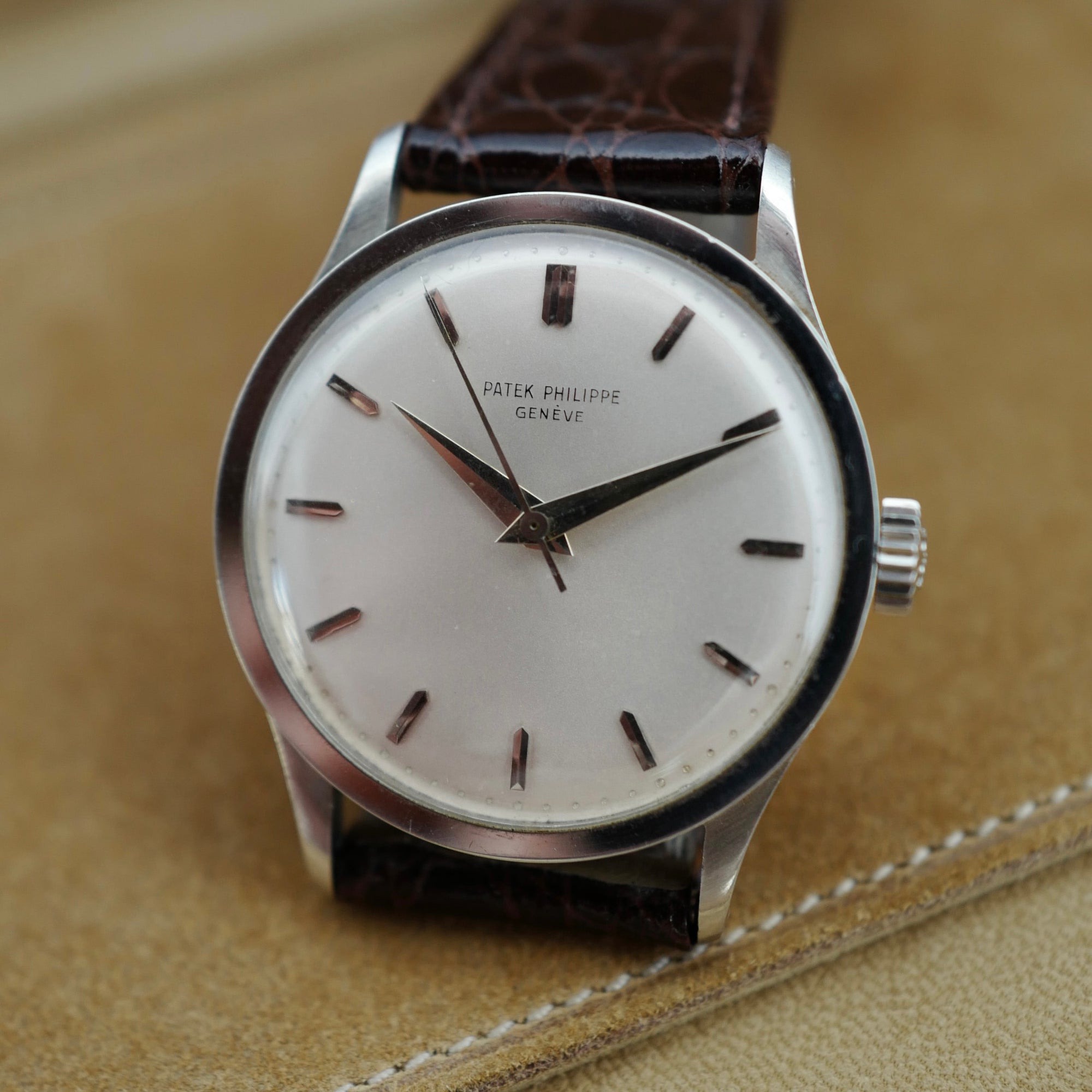 Patek Philippe - Patek Philippe Platinum Calatrava Watch Ref. 570 with Archive - The Keystone Watches