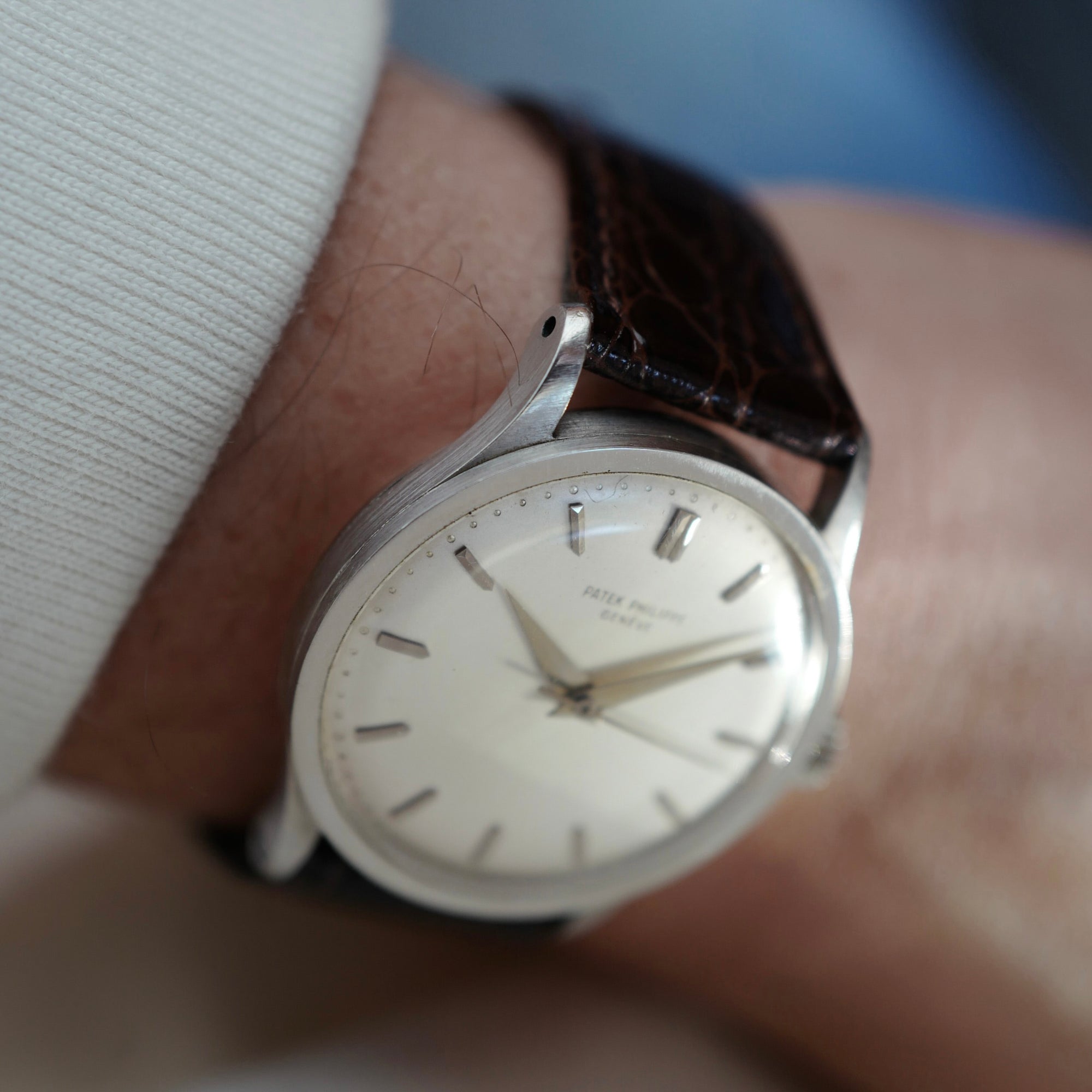 Patek Philippe - Patek Philippe Platinum Calatrava Watch Ref. 570 with Archive - The Keystone Watches