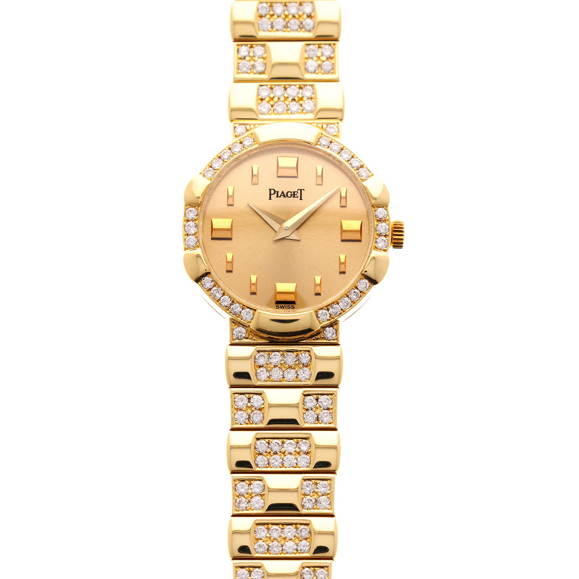 Piaget - Piaget Yellow Gold Ladies Vintage Diamond Watch Ref. 8601 - The Keystone Watches