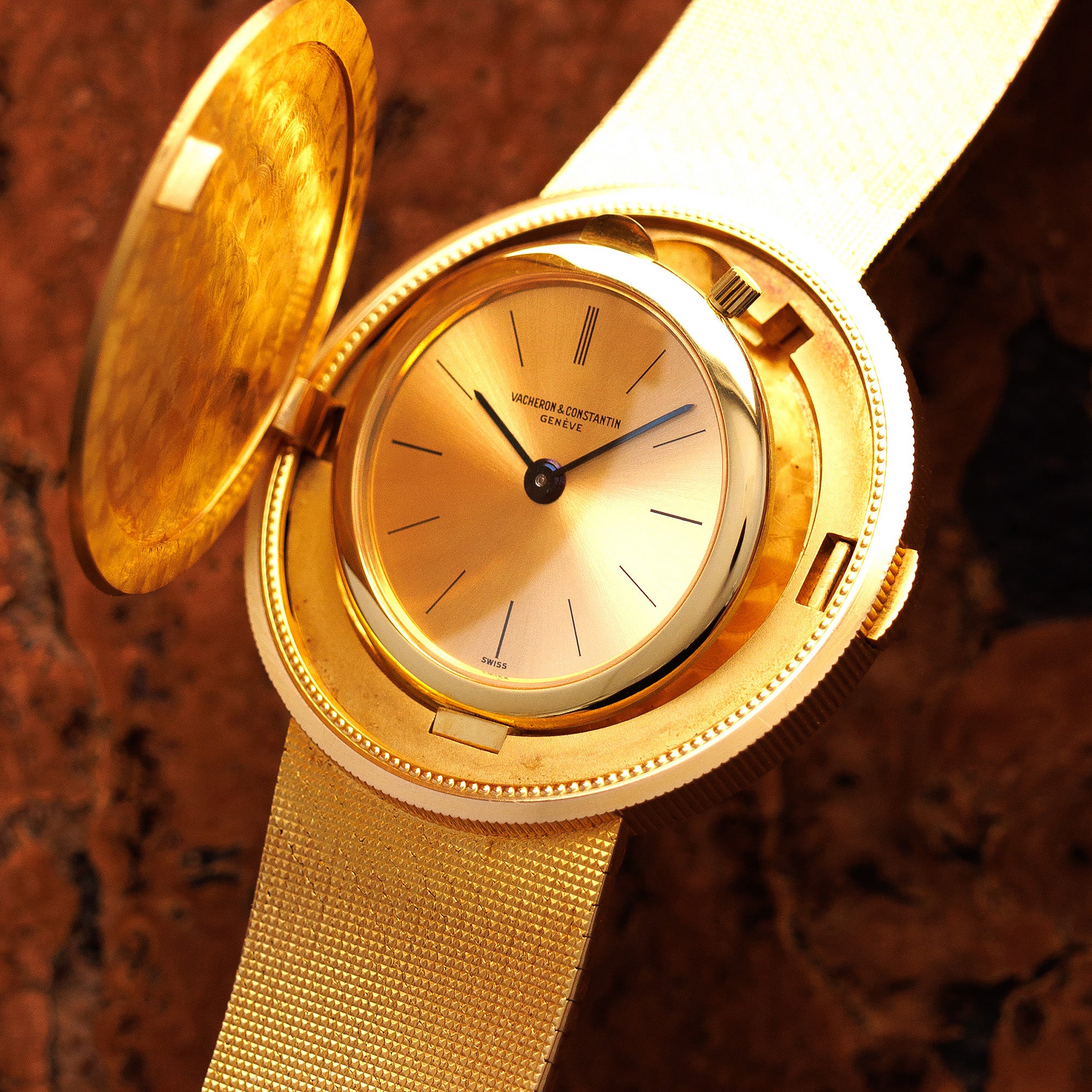 Vacheron Constantin - Vacheron Constantin Yellow Gold Coin Watch on a Bracelet - The Keystone Watches