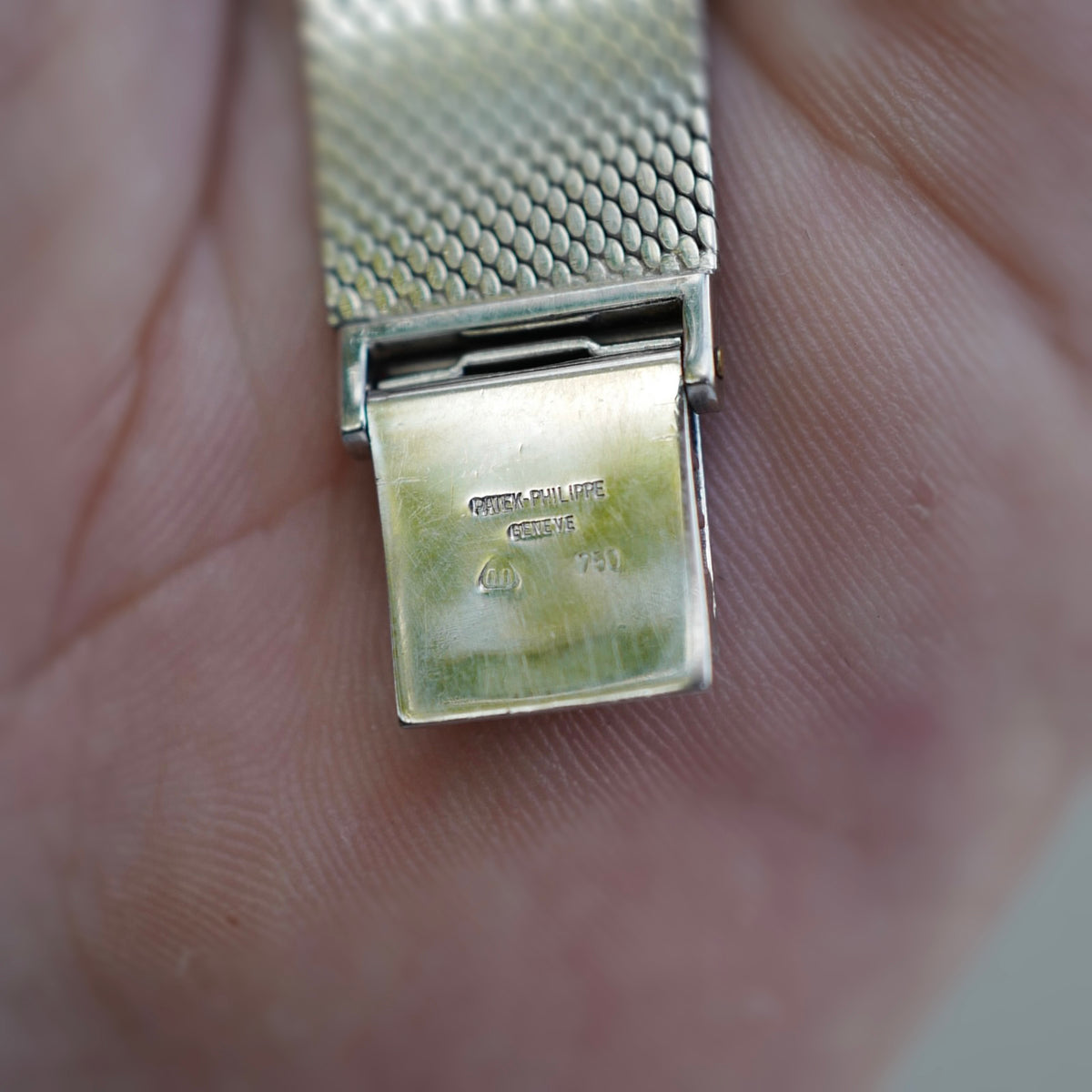 Patek Philippe White Gold Bracelet Watch Ref. 3506 with Diamonds
