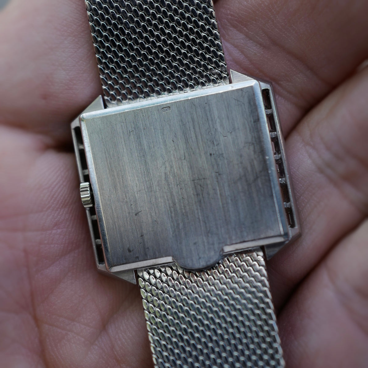Patek Philippe White Gold Bracelet Watch Ref. 3506 with Diamonds