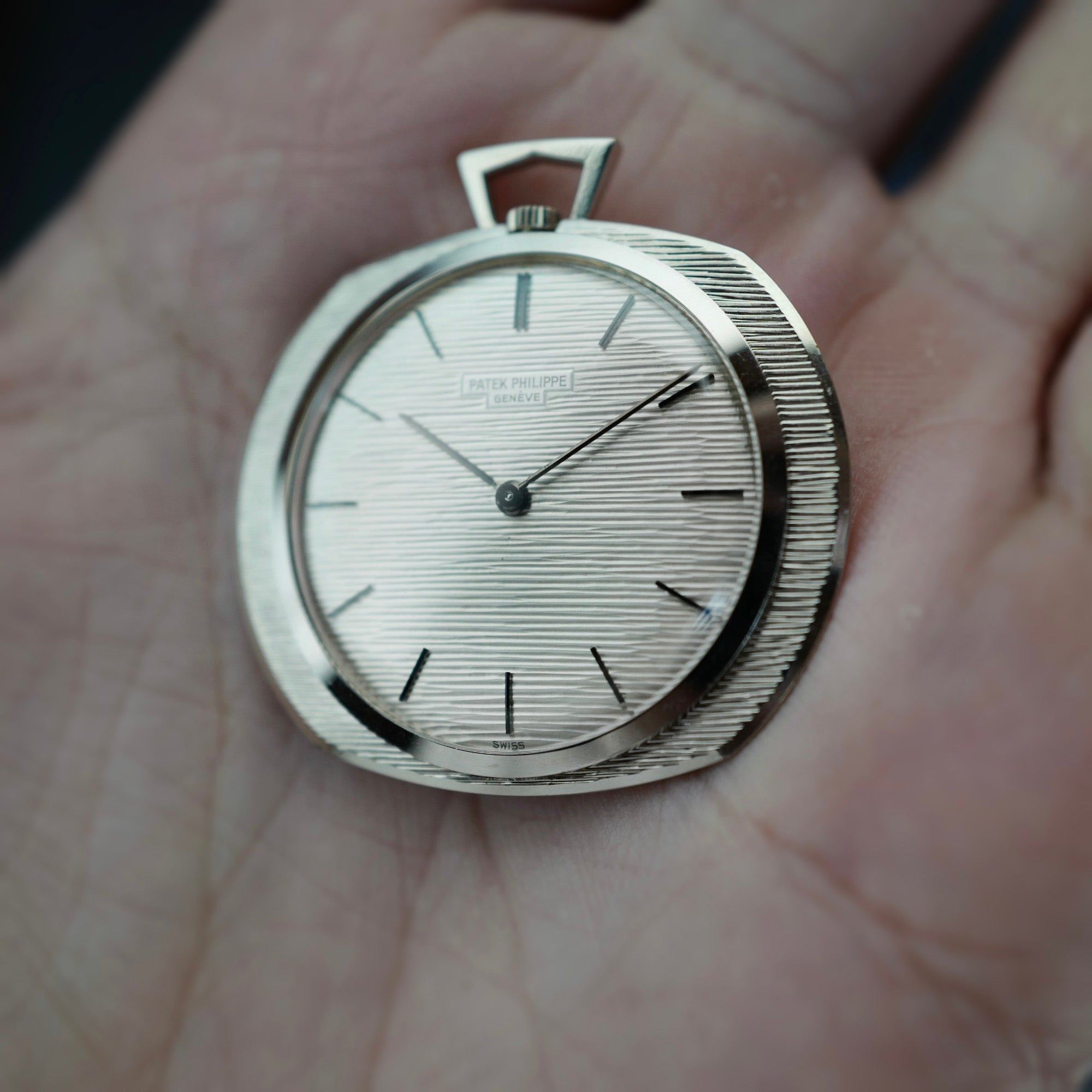 Patek Philippe White Gold Futuriste Pocket Watch by Gilbert Albert Ref. 798