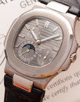 Patek Philippe White Gold Nautilus Moonphase Watch Ref. 5712