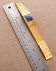 Rolex Yellow Gold King Midas Ref. 4136 with Lapis Lazuli and Diamond Dial