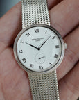 Patek Philippe White Gold Calatrava Ref. 3919 on Bracelet