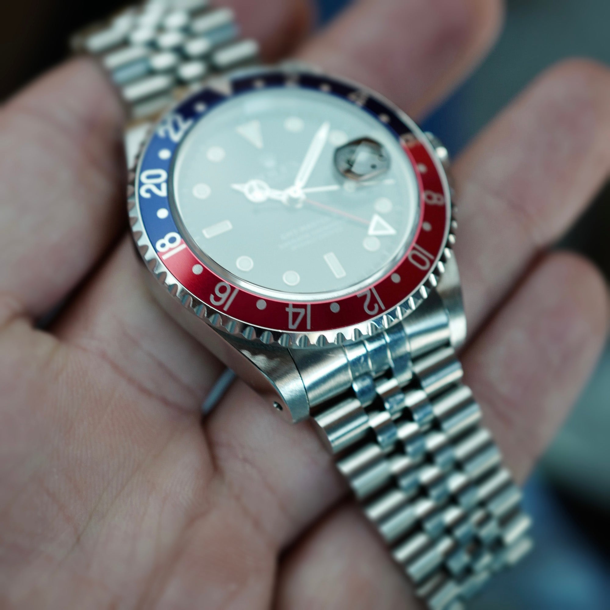 Rolex - Rolex Steel Pepsi GMT-Master Ref. 16710 on Jubilee Bracelet in Top Condition (New Arrival) - The Keystone Watches