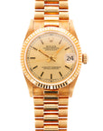 Rolex Yellow Gold Datejust Ref. 68278 in New Old Stock Condition