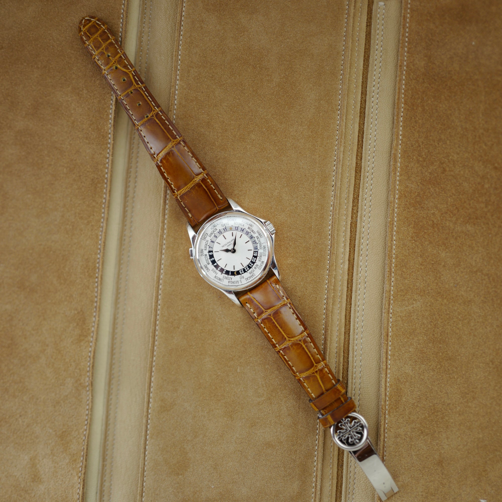 Patek Philippe White Gold World Time Ref. 5110