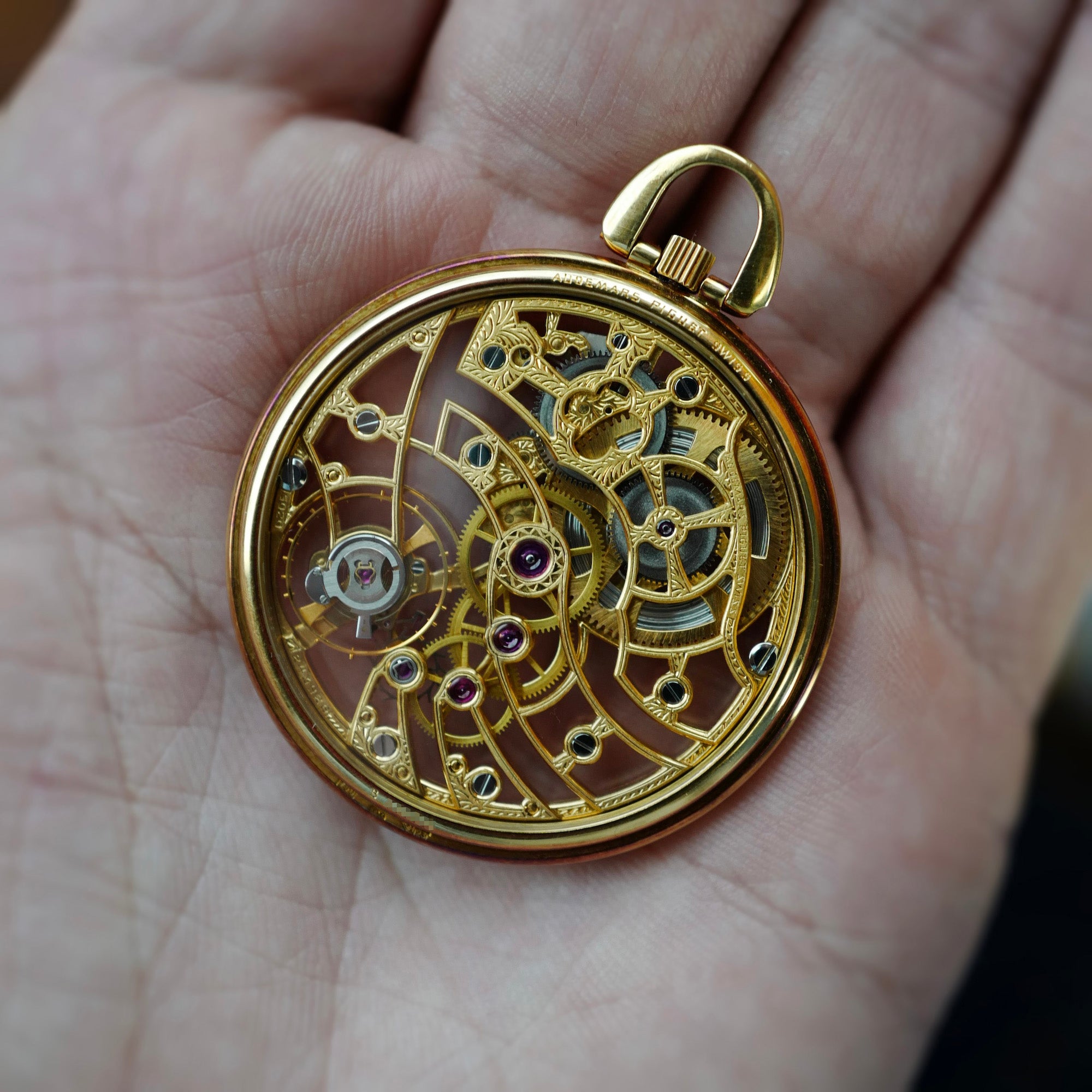 Audemars Piguet - Audemars Piguet Yellow Gold Skeletonized Pocket Watch - The Keystone Watches