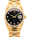 Rolex - Rolex Yellow Gold Day Date Ref. 18238 with Onyx Dial - The Keystone Watches