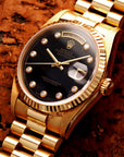 Rolex - Rolex Yellow Gold Day Date Ref. 18238 with Onyx Dial - The Keystone Watches