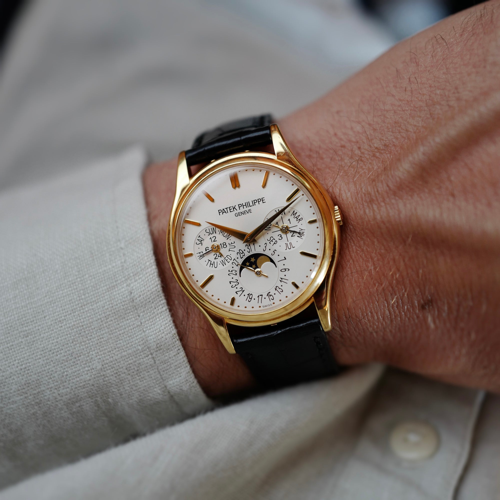 Patek Philippe Yellow Gold Perpetual Calendar Watch Ref. 5140