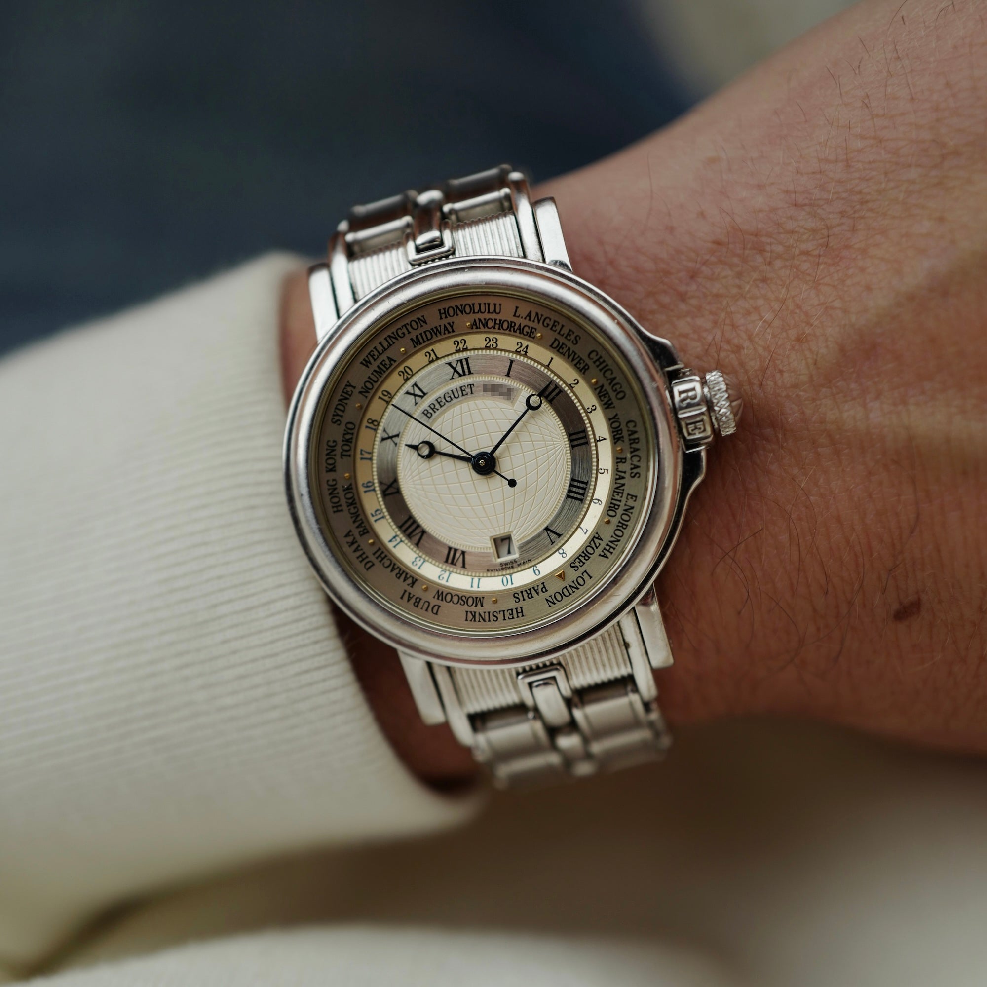 Breguet - Breguet White Gold Hora Mundi Watch Ref. 3700 (New Arrival) - The Keystone Watches