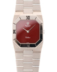 Rolex White Gold Cellini Ref. 4350 with Red Dial