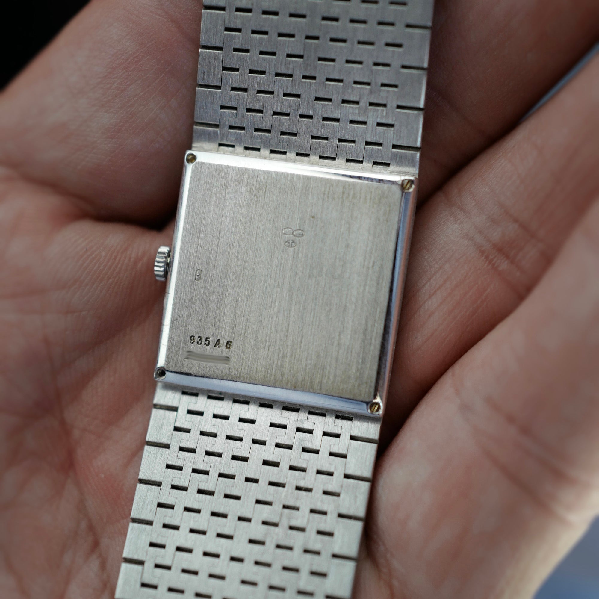 Piaget White Gold Square Watch Ref. 935 (New Arrival)