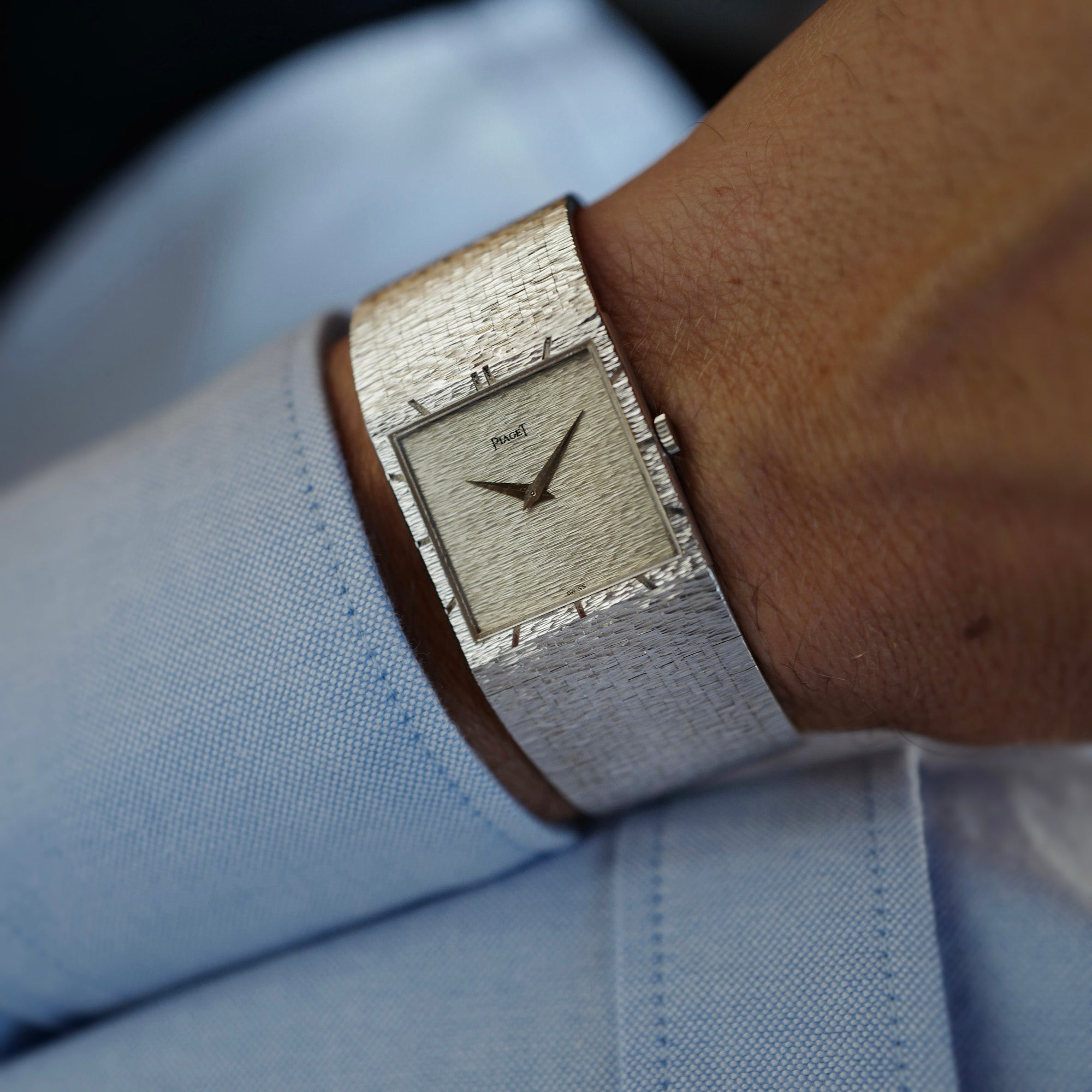 Piaget White Gold Square Watch Ref. 935 (New Arrival)