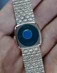 Piaget White Gold Bracelet Watch Ref. 9902 with Opal and Pave Diamond Dial