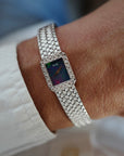 Piaget White Gold Bracelet Watch Ref. 45244 with Opal Dial