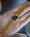 Piaget Yellow Gold Bracelet Watch Ref. 93402 with Opal and Onyx Dial (New Arrival)