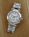 Cartier Steel Pasha Chronograph Ref. W31018H3 (New Arrival)