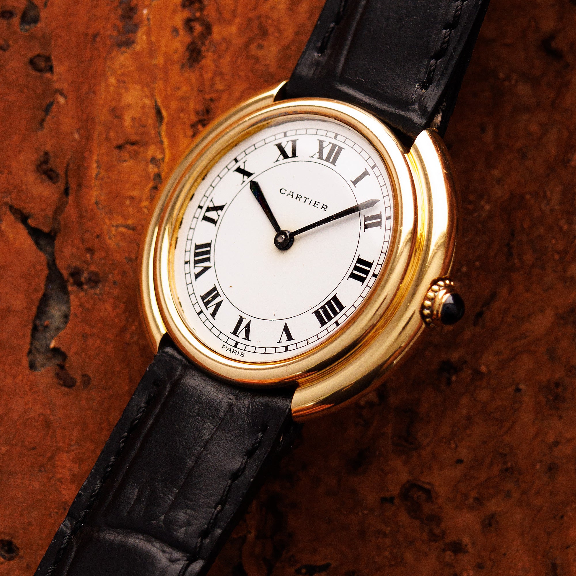 Cartier - Cartier Yellow Gold Vendome Automatic Watch - The Keystone Watches