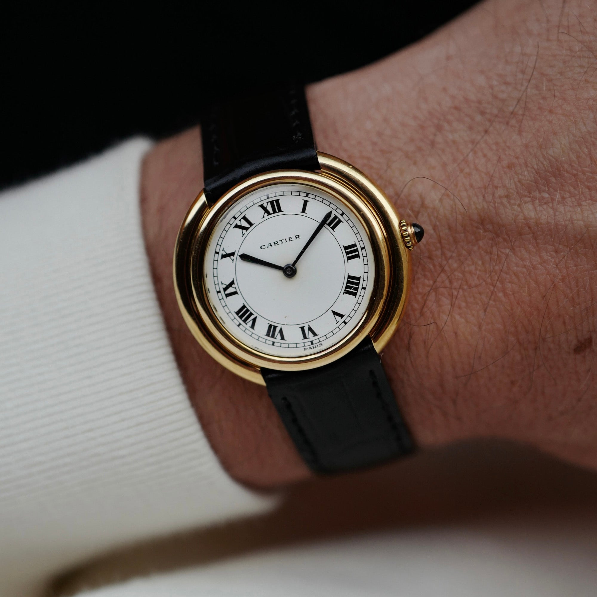 Cartier - Cartier Yellow Gold Vendome Automatic Watch - The Keystone Watches