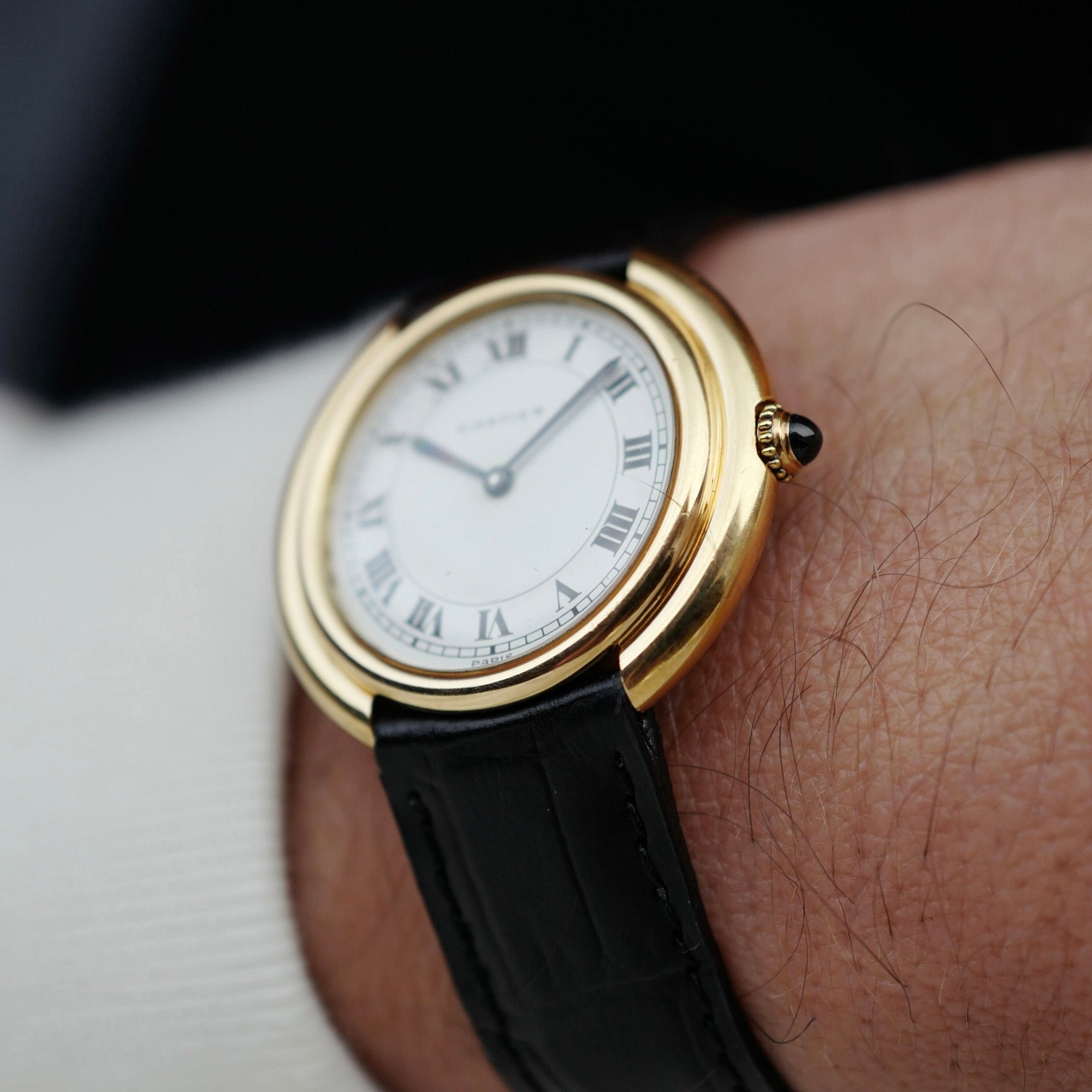 Cartier - Cartier Yellow Gold Vendome Automatic Watch - The Keystone Watches