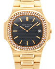 Patek Philippe - Patek Philippe Yellow Gold Nautilus Ref. 3700 with Diamond Bezel - The Keystone Watches