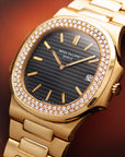 Patek Philippe Yellow Gold Nautilus Ref. 3700 with Diamond Bezel