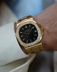 Patek Philippe - Patek Philippe Yellow Gold Nautilus Ref. 3700 with Diamond Bezel - The Keystone Watches