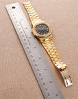 Patek Philippe Yellow Gold Nautilus Ref. 3700 with Diamond Bezel